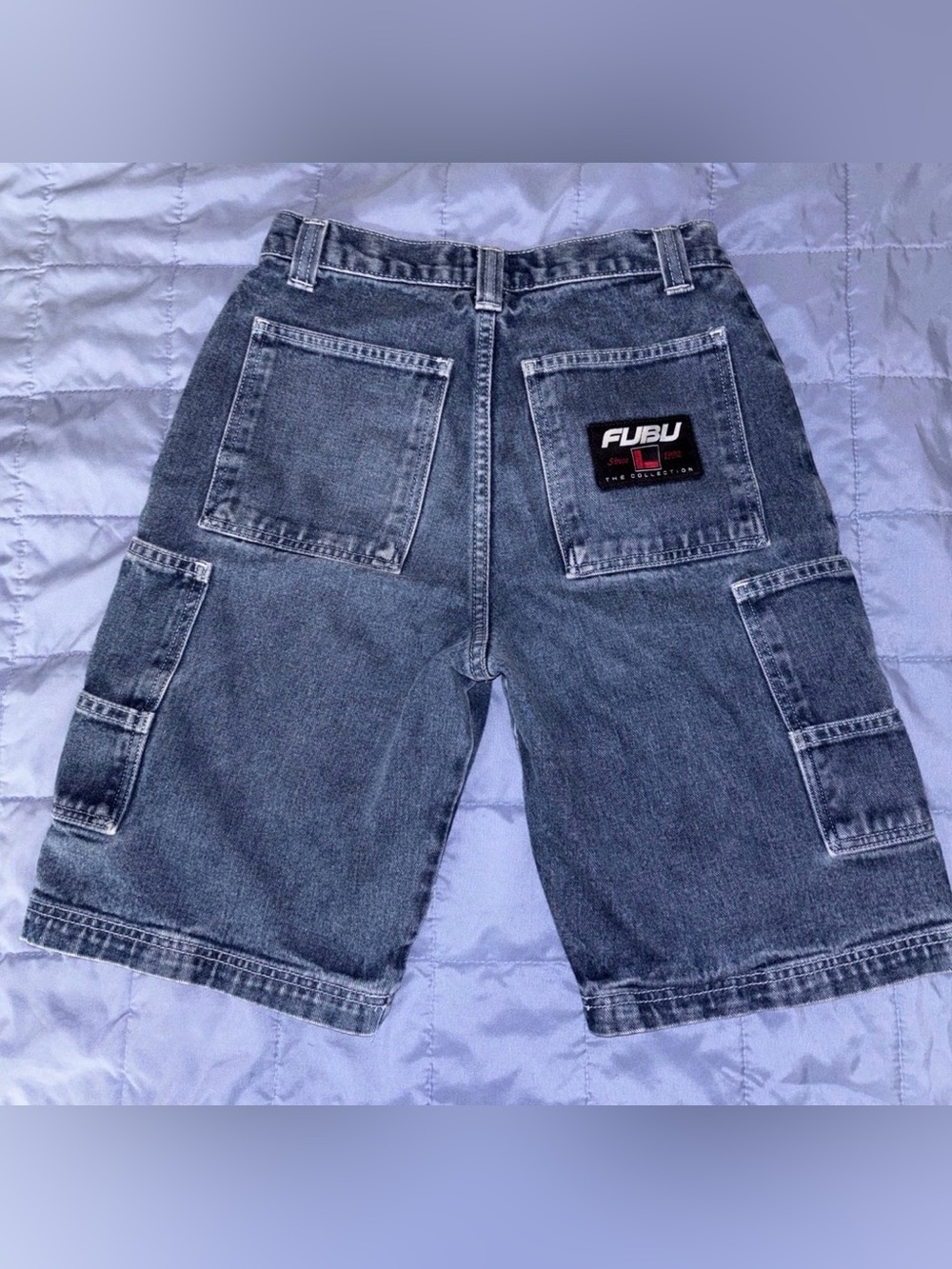 Vintage fubu the collection Cargo jean short 14